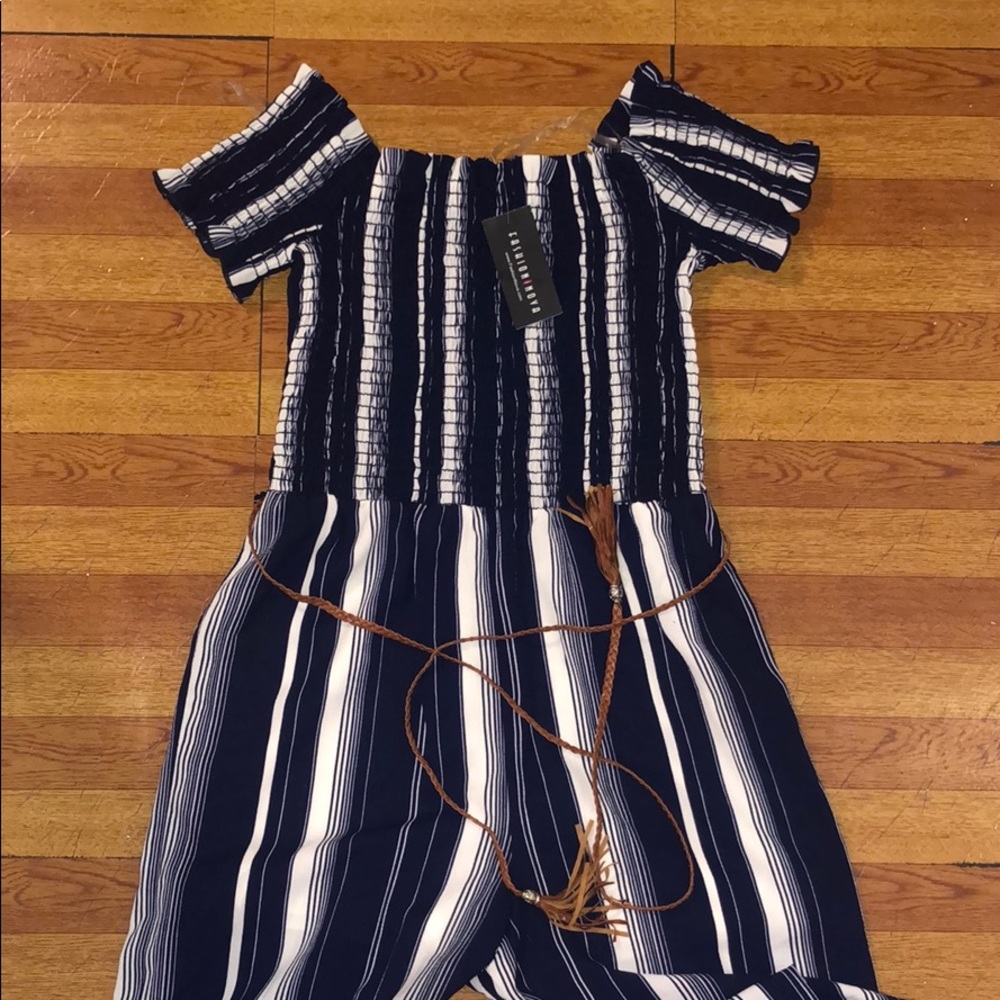 Stripe Jumpsuit